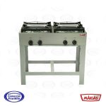 Anafe 2 Platos Doble Quemador Maigas