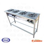 Anafe a Gas 4 Platos Lineal Certificado Cousiño