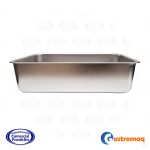 Asadera Con Asa 60x40x7 cms. Acero Inoxidable Gastromaq