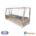 Baño María De Mesa Con Cúpula 5 Depósitos Gastromaq