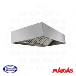 Campana Mural Acero Inoxidable 100x100 Maigas