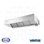 Campana Mural Acero Inoxidable 3 mts. + Filtros Ventus