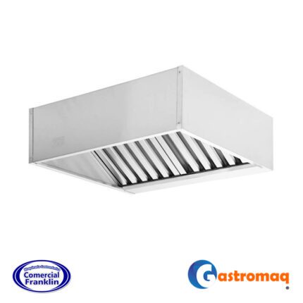 Campana Mural Acero Inoxidable 1.2 mt. Con Filtros Gastromaq