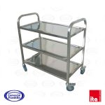 Carro Multiuso 3 Niveles Acero Inoxidable ITA