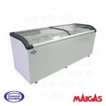 Congelador Isla 650 Lts. Vidrio Curvo Maigas