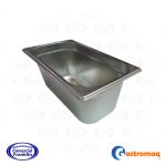Depósito Gastronómico Acero GN 1/3x15. 17.6x32.5x15 cm. Gastromaq