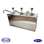 Dispensador Salsa Acero 3 Depósitos 3 Lts. Ecobeck