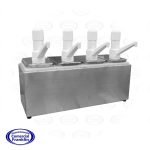 Dispensador Salsa Acero 4 Depósitos TOPPO