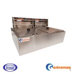 Freidora Eléctrica 2 Depósitos Gastromaq