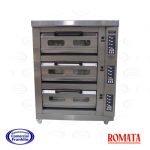 Horno De Piso 3 Cámaras 6 Bandejas Romata