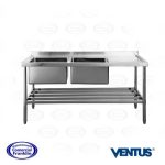 Lavafondos 2 Depósitos Secador Derecho 50x40x30 Ventus