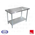 Mesón de Trabajo 120×60 cms. Centro Full Acero Inoxidable ITA