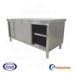 Mesón de Trabajo Cerrado Centro 150x80 cm. Gastromaq