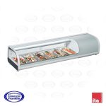 Vitrina Sushi 1,55 mts. Vidrio Curvo ITA