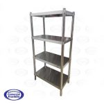 Estantería Lisa 90 cms Acero Inoxidable