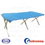 Mesón Trabajo Plegable Azul