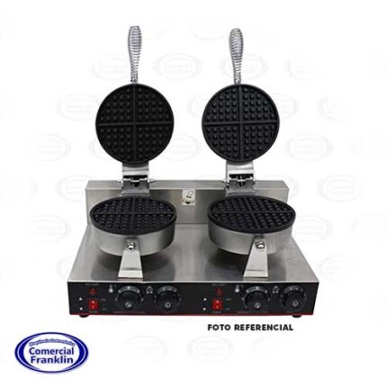 Maquina para Waffles 2 Platos : Maquinas Gastronomicas : SuperMaq
