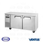 Mesón Freezer 2 Puertas Acero Inoxidable 240 Lts. Ventus