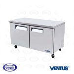 Meson Refrigerado 2 Puertas Acero Inoxidable 460 Lts. Ventus