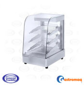 Vitrina Templada 35 cm. Acero Vidrio Gastromaq
