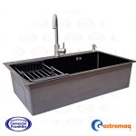 Lavaplatos Negro 80×50 cm. Gastromaq