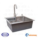 Lavaplatos Acero 80×50 cm. Gastromaq