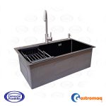 Lavaplatos Negro 50×50 cm. Gastromaq