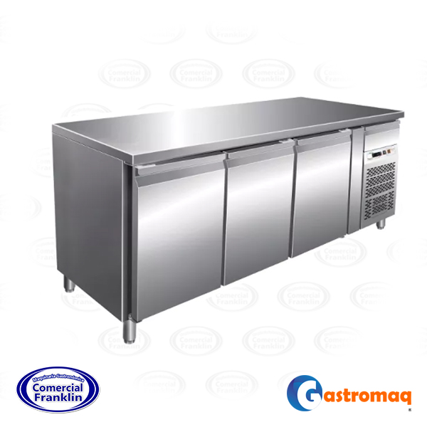 Mesón Refrigerado 465 lts. 179,5x70x86mm. Frío Forzado Gastromaq