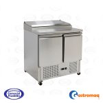 Mesón Saladette 5 Depósitos Cubierta Acero 2 Puertas 257 Lts. Gastromaq