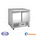Mesón Saladette Cubierta Acero 2 Puertas 257 lts. Gastromaq