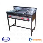 Lonchera 3 Funciones – Churrasquera 45×45, Freidora y Baño Maria Gastromaq