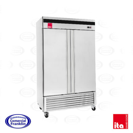 Refrigerador Industrial Vertical 2 Puertas Acero 1335 lts. Frío Forzado ITA