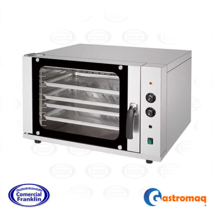 Horno Convector Eléctrico 4 Bandejas 60x40 cm. 6.8 Kw. Gastromaq