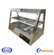 Vitrina Templada De Calor Pass Trough 1100x655 mm. Gastromaq