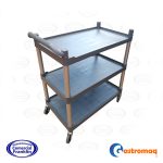 Carro servicio multiuso 3 niveles 84x48 cm. Gastromaq