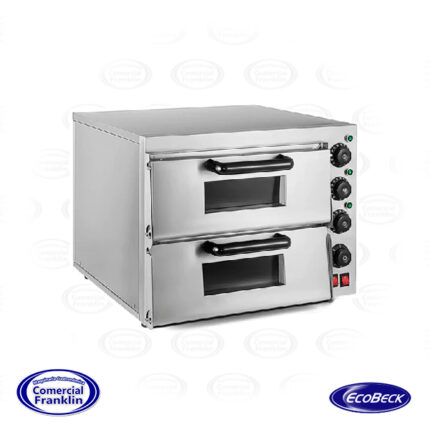 Horno Pizzero Eléctrico Doble Cámara Ecobeck