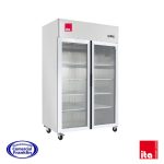 Refrigerador Industrial Vertical 2 Puertas Vidrio 900 lts. Frío Forzado ITA