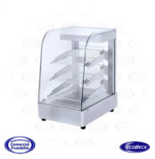 Vitrina Templada 35 cm. Acero Vidrio Ecobeck