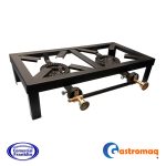 Fogón fierro negro 2 platos Gastromaq