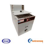 Freidora a gas 1 deposito 6 lts. Gastromaq