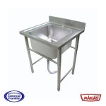 Lavafondo 1 depósito 700x660x800 mm. Maigas