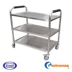 Carro transportador 3 niveles 90x50 cm. (lujo) Gastromaq