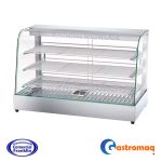 Vitrina Templada 90 cm. Acero Vidrio Gastromaq