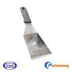Espátula acero rectangular 10 cm. pequeña Gastromaq