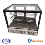 Vitrina Pastelera Recta Sobremesa 120 lts. Gastromaq