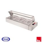 Baño María 3 Depósitos 1/2 Vidrio Recto ITA