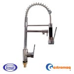 Llave Pre Wash 60 cm. Salida Doble. Gastromaq
