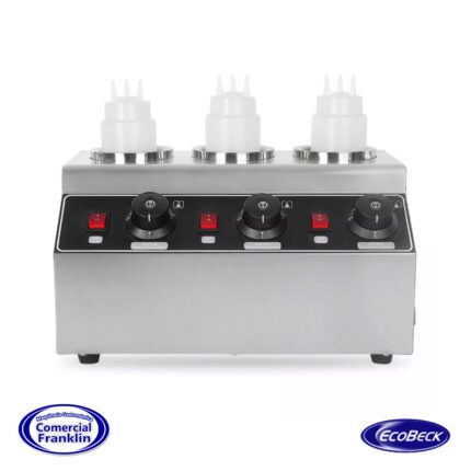 Calentador De Botellas y Salsas Triple Ecobeck