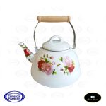 Tetera Enlozada Mango Acero 2.7 lts. Mage Hogar