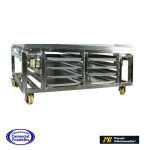 Soporte Doble Bandejas 62 cm. Con Ruedas Pareti-Kitchenette